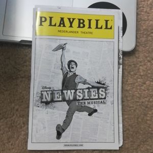 Newsies Broadway Playbill Musical Disney 2013